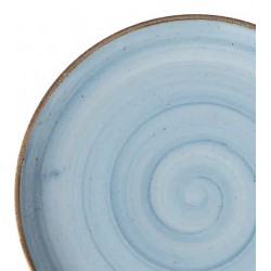 Prato 21,4cm Sobremesa Cerâmica Caoba Azul